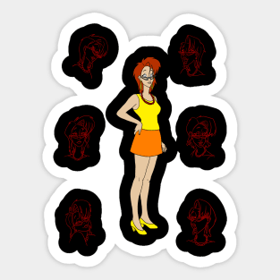 RGB Janine Sticker